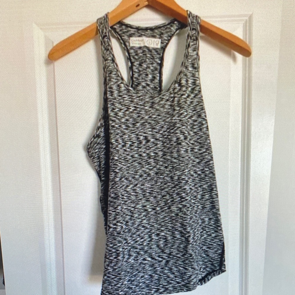 Outdoor Voices Black and White Tank Top